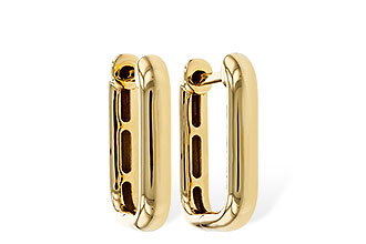 E284-15718: GOLD EARRINGS (15MM)