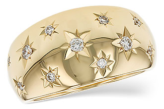E285-00236: LDS DIA WEDDING RING .18 TW