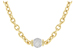 F193-25645: NECKLACE 1.27 TW (17.25 INCHES)