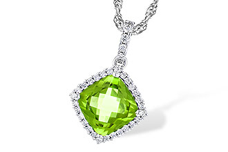 F193-25700: NECK 1.43 PERIDOT 1.54 TGW