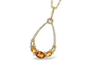 F197-76609: NECK 1.29 CITRINE 1.49 TGW