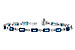 F282-29309: BRACELET 7.90 LONDON BLUE TOPAZ 8.13 TGW