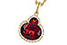 F282-34800: NECK 3.02 TW GARNET 3.16 TGW