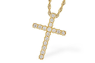 F283-18400: NECKLACE .25 TW