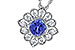 F283-21173: NECK .98 TANZANITE 1.24 TGW (6MM TANZ)