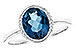 F283-22064: LDS RG 1.90 TW LONDON BLUE TOPAZ 1.93 TGW(9x7 LBT)