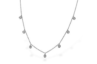 F283-25673: NECKLACE .32 TW (18")