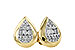 F283-26564: EARRINGS .09 BAG .18 TW