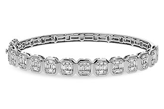 F284-09336: BANGLE .81 TW BAGUETTE 1.00 TW
