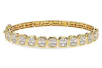 F284-09336: BANGLE .81 TW BAGUETTE 1.00 TW