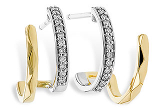 F284-12918: EARRINGS .12 TW