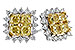 F284-12945: EARR 1.04 FANCY YELLOW DIAMONDS 1.44 TW
