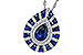 F284-12982: NECK 2.05 TW SAPP 2.29 TGW (7x5MM PS)