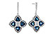 F284-13827: EARRINGS 1.73 LONDON BLUE TOPAZ 1.82 TGW