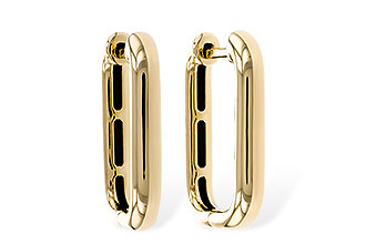 F284-14809: GOLD EARRINGS (18MM)