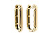 F284-14809: GOLD EARRINGS (18MM)