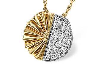 F284-15636: NECKLACE .50 TW