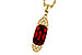 F284-15645: NECK 2.45 GARNET 2.55 TGW