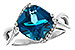 F284-15682: LDS RG 4.42 LONDON BLUE TOPAZ 4.50 TGW (10MM LBT)