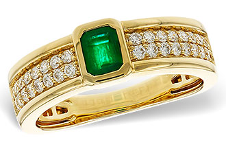 F284-15709: LDS RG .42 EMERALD .75 TGW (5x4MM EM)