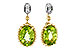 F284-16609: EARR 1.36 TW PERIDOT 1.42 TGW (7x5MM OV)