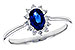 F284-16627: LDS RG .55 SAPPHIRE .71 TGW (6x4MM SAPP)