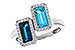 F284-17464: LDS RG 1.68 TW BLUE TOPAZ 1.90 TGW