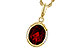 F285-01136: NECKLACE 2.02 TW GARNET 2.05 TGW (9x7 GAR)