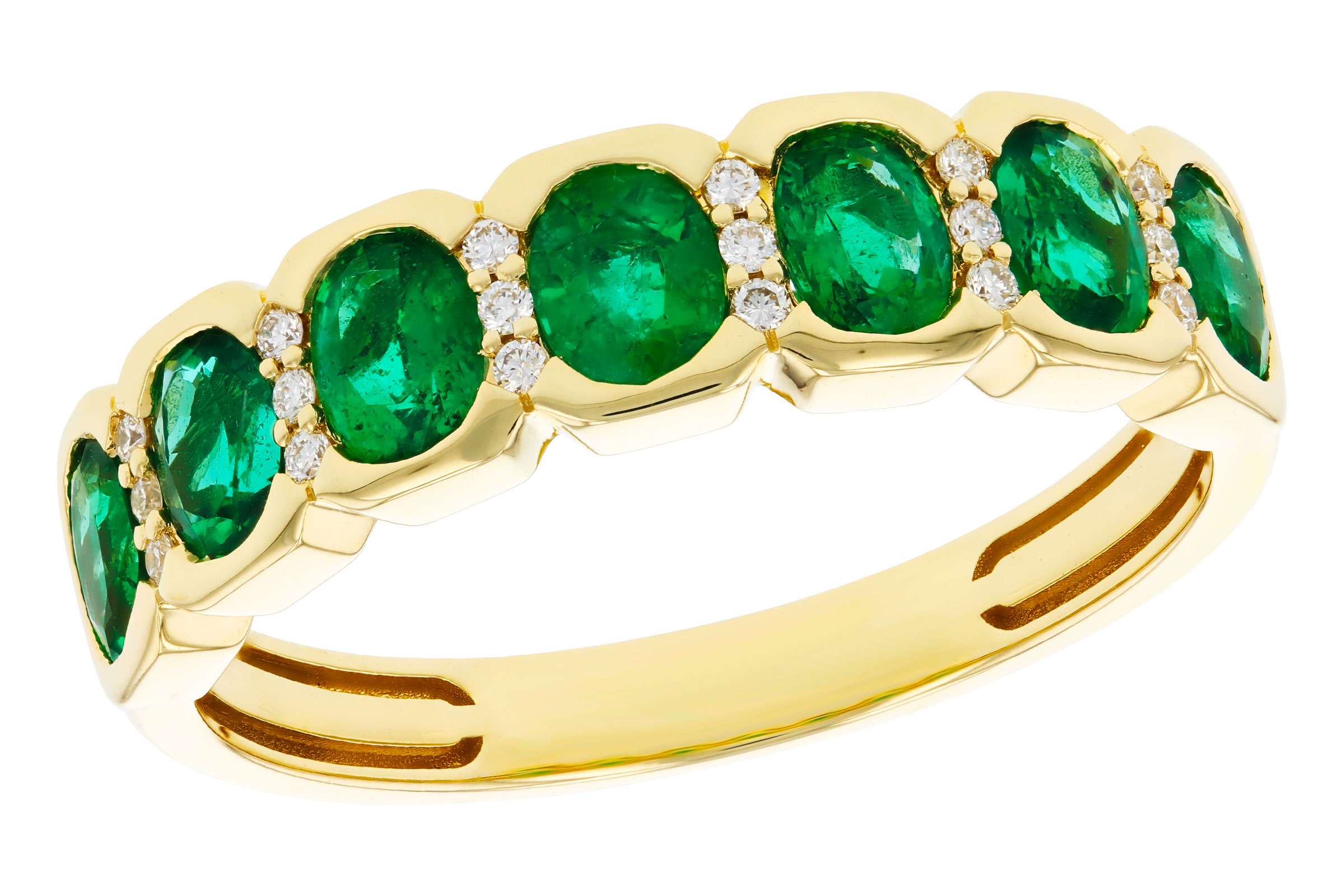F285-02073: LDS WED RG 1.15 TW EMERALD 1.22 TGW