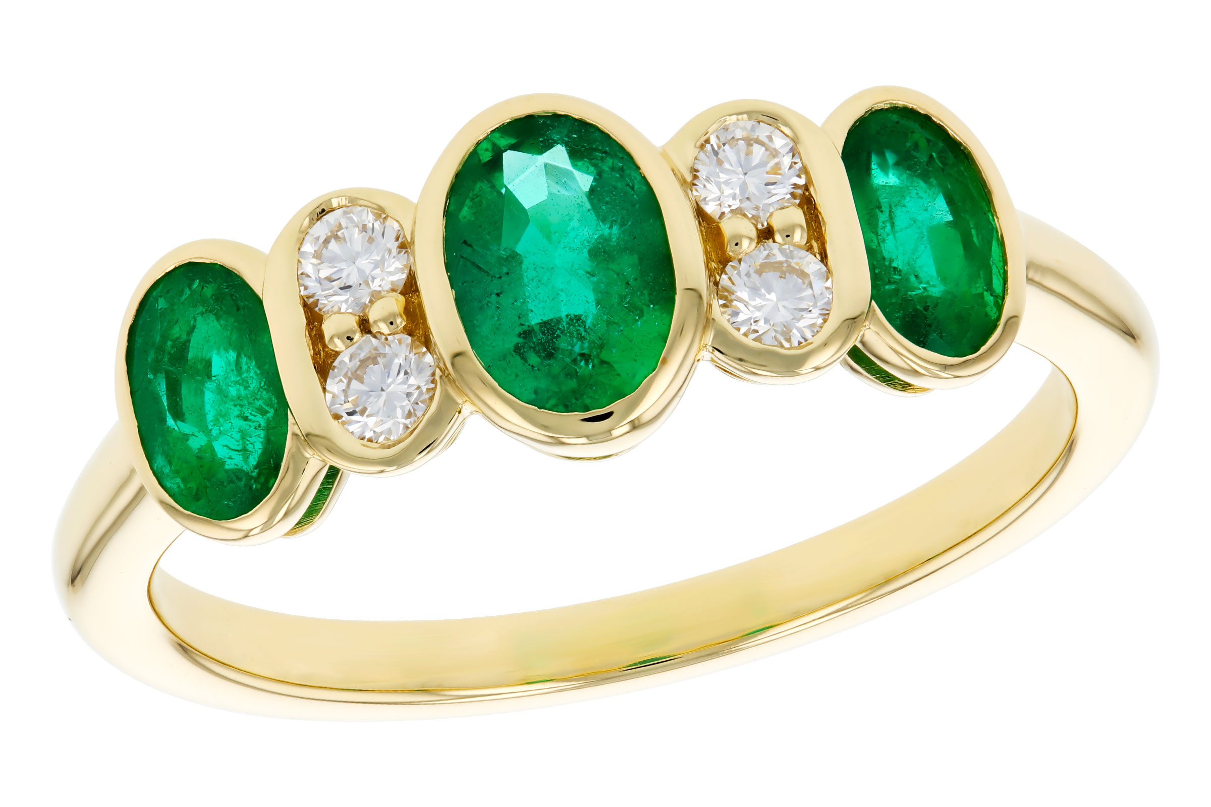 F285-02936: LDS RG .90 TW EMERALD 1.05 TGW