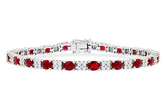 G009-55691: BRACELET 7.10 RUBY 7.92 TGW