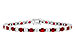 G009-55691: BRACELET 7.10 RUBY 7.92 TGW