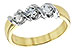 G102-33827: LDS WED RING .20 BR .50 TW