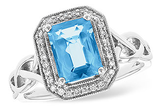 G196-84736: LDS RG 1.77 BLUE TOPAZ 1.88 TGW