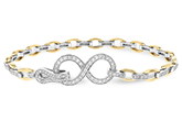 G197-76618: BRACELET 1.00 TW (YG & WG)
