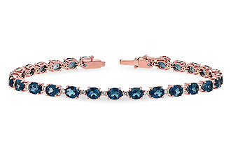 G198-65645: BRACELET 8.97 LONDON BLUE TPZ 9.55 TGW