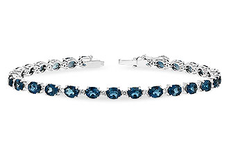 G198-65645: BRACELET 8.97 LONDON BLUE TPZ 9.55 TGW