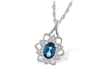 G198-70191: NECK .47 BLUE TOPAZ .56 TGW