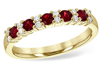 G199-55718: LDS WED RG .44 RUBY .58 TGW