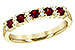G199-55718: LDS WED RG .44 RUBY .58 TGW