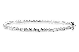 G282-28409: BANGLE .75 TW BAGUETTE DIAS