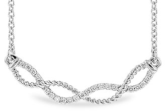 G283-19318: NECKLACE .12 TW