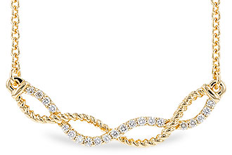 G283-19318: NECKLACE .12 TW (18")