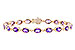 G283-20245: BRACELET 6.86 TW AMETHYST 6.90 TGW