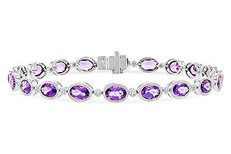 G283-20245: BRACELET 6.86 TW AMETHYST 6.90 TGW