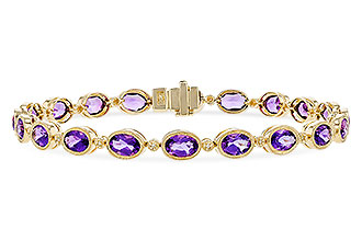 G283-20245: BRACELET 6.86 TW AMETHYST 6.90 TGW