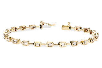 G283-22945: BRACELET .90 TW BAGUETTE