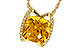 G283-22991: NECKLACE 3.74 CITRINE 3.85 TGW (10MM CIT)