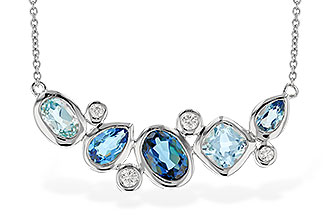 G283-23827: NECK 2.57 BLUE TOPAZ TW 2.72 TGW (18")