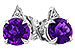 G283-26609: EARR 1.33 TW AMETHYST 1.35 TGW (6MM RD)